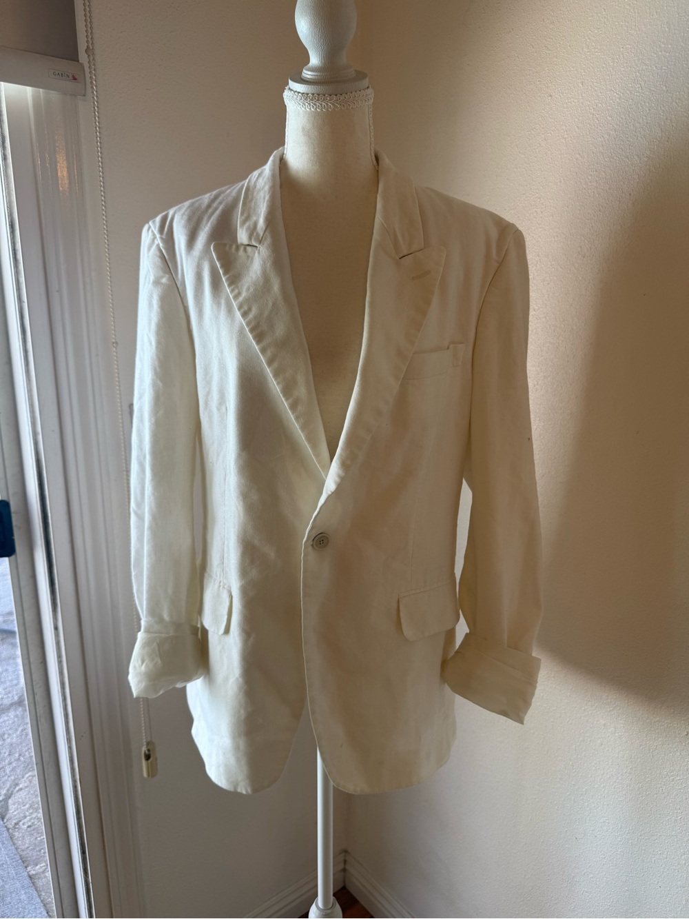 Zara Cream Lightweight Jacket